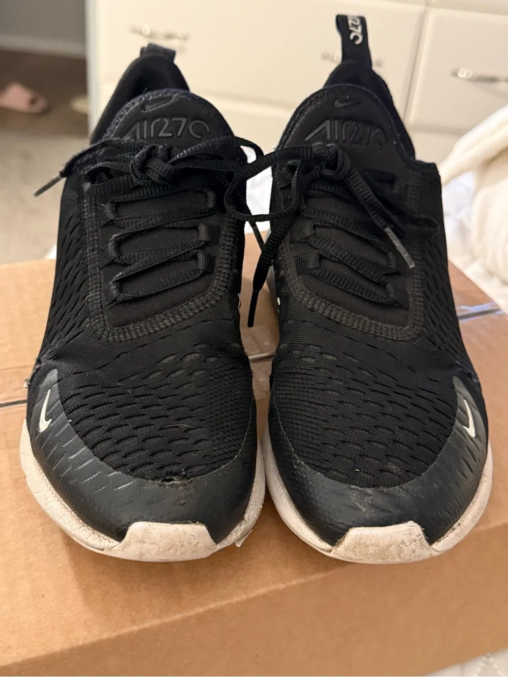 Nike Air Max 270 Men's Sneakers - Black/White